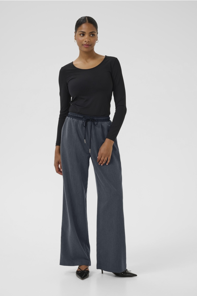 KANEVIL PANTS 10510631 100125 DARK GREY MELANGE